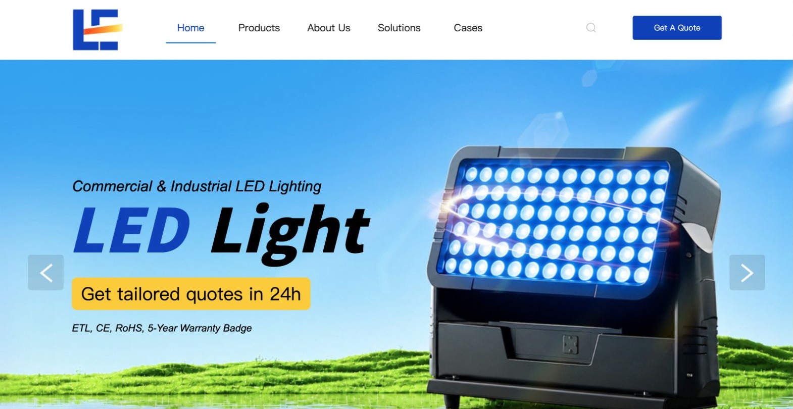 LED外贸网站建设教程：让产品分类与询盘表单有效衔接